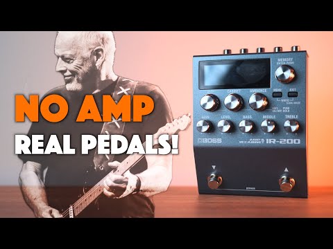 NO Amp. REAL Pedals. Gilmour Tones? | Boss IR-200 Review