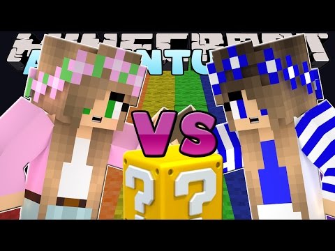 Minecraft-Little Kelly-LUCKY BLOCK RACE w/Little Carly.