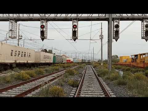 [26 Ottobre 2024 Ore 17:23:58 Partenza E652 070 MIR Da Battipaglia Salerno Campania It Serale Night]