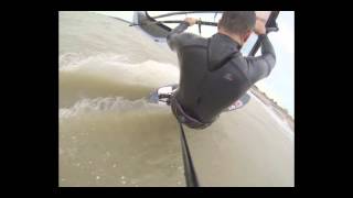 preview picture of video 'Newton Bay (Porthcawl) Windsurfing April 1st 2013'