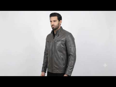 All-Terrain Leather Zip-Up jacket video 6