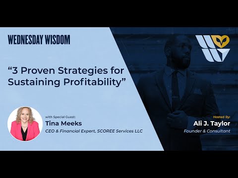 3 Proven Strategies to Sustaining Profitability w Tina Meeks
