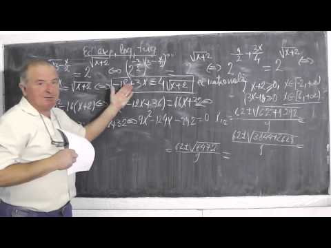 1/3 Lectia 341 - Exercitii cu Ecuatii Exponentiale Logaritmice Trigonometrice - Matematica Clasa 10