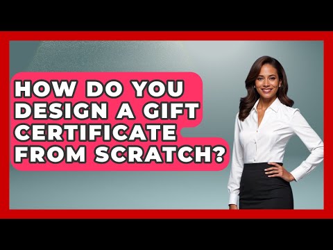 How Do You Design A Gift Certificate From Scratch? - Graphic Design Nerd