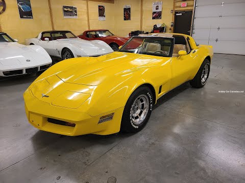 1980 Yellow Corvette 4spd For Sale Video