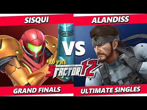 Pre S Factor 12 GRAND FINALS - Sisqui (Samus) Vs. AlanDiss (Snake) Smash Ultimate - SSBU