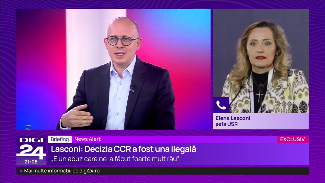 Briefing. Elena Lasconi, după protestul AUR : „Mă aștept ca tensiunea socială să crească”
