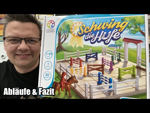 Logikspiel Schwing die Hufe (Smart Games) - Pferde Solospiel ab 7 Jahren