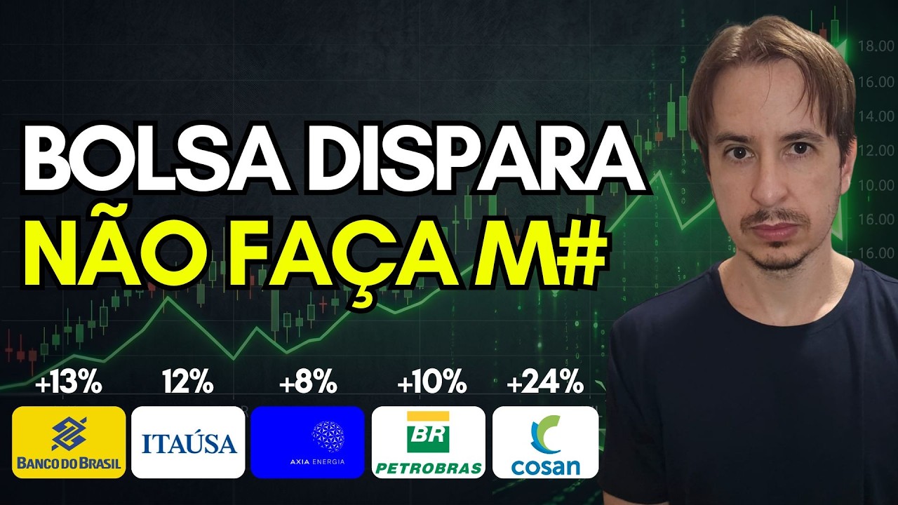🚨Urgente: Bolsa dispara e tem muita gente fazendo M#, o que fazer?