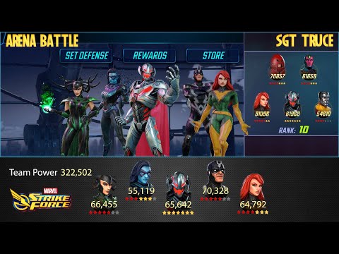 [Arena] vs 330k Colossus-Juggernaut-Phoenix-Ultron-Vision