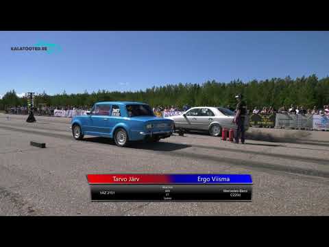 Tarvo Järv - VAZ 2101 vs Ergo Viisma - Mercedez Benz C220d. Drag race @ RaceWars2019