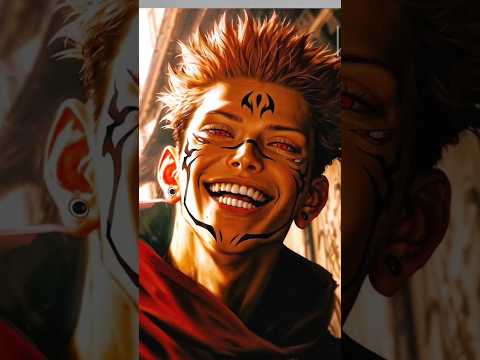 How to draw SUKUNA 🤯