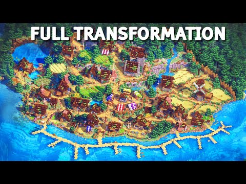 I Transformed an ENTIRE Spruce Village in Minecraft - [ All Professions ]