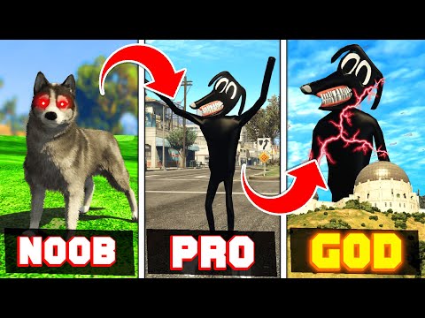 How To UPGRADE CARTOON DOG Into A GOD In GTA 5 ... (Secret Powers!) - GTA 5 Mods Funny Gameplay