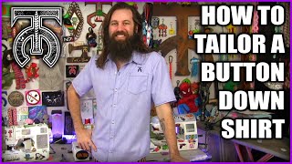 How to Tailor a Button Down Shirt - Beginner Level Sewing Tutorial - Tock Custom