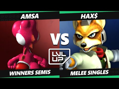 LVL UP EXPO 2023 Top 8 - aMSa (Yoshi) Vs. Hax$ (Fox) SSBM Melee Tournament