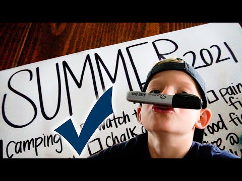IT'S HERE!! OUR SUMMER 2021 BUCKET LIST | SUMMERTIME FAMILY ACTIVITIES