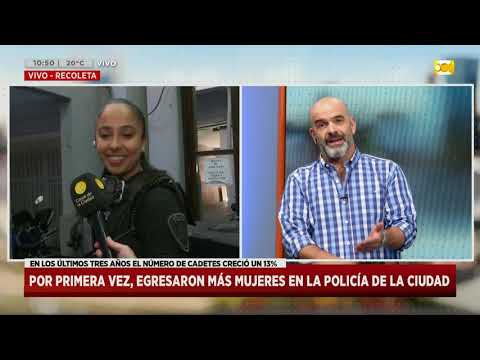 Por primera vez, egresaron más mujeres en la Policía de la Ciudad - Hoy Nos Toca a las Diez