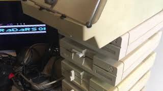 3 Commodore 64 and 5 1541-II Floppydrive Retrocengo is having fun