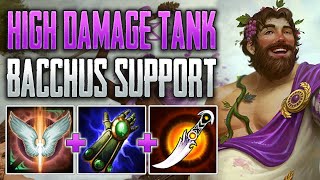 BIG FLOPS, BIG DAMAGE! Bacchus Support Gameplay (SMITE Conquest A-Z)