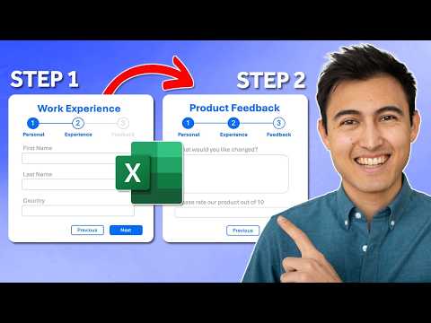 Excel Tips: Create Multi-Step Data Entry Forms Easily Excel Tips: Create Multi-Step Data Entry Forms Easily
