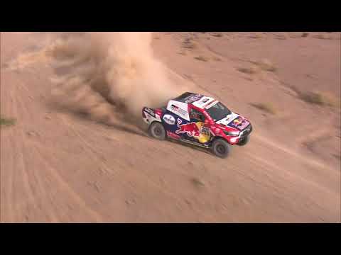2021年 ダカール・ラリーに参戦中のToyotaGazooRacingステージ10ハイライト動画