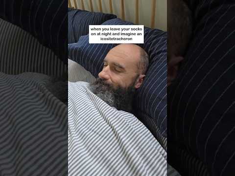 When You Sleep In Socks And Imagine An Icositetrachoron