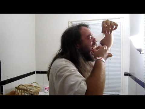 Balloon in my nose, out my mouth