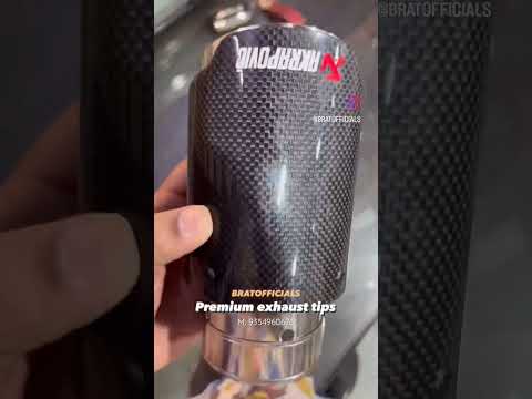 Akrapovic carbon fibre exhaust tips