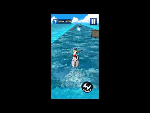 Water surfer 3D Video