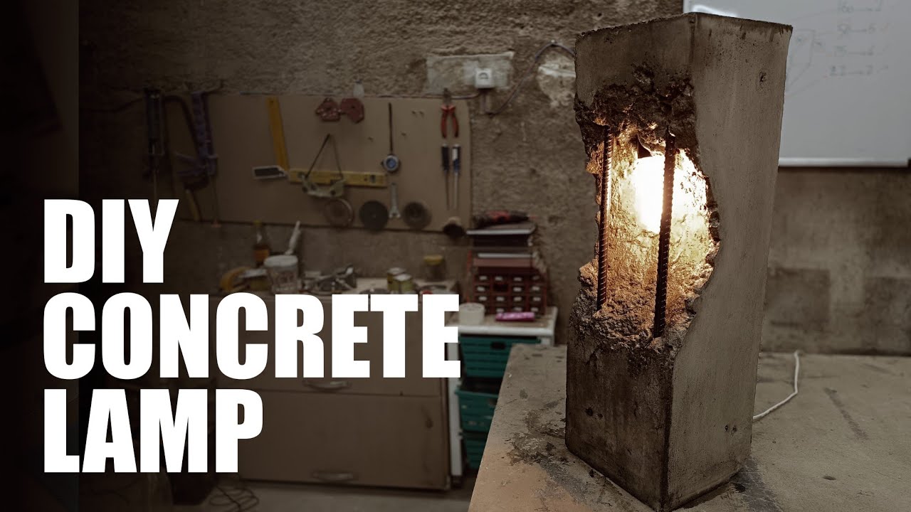 DIY Concrete Lamp | Easy & Stylish Cement Lamp for Any Space