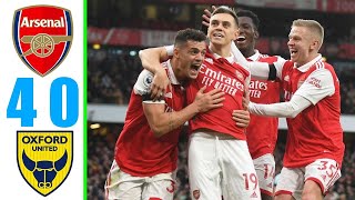 Arsenal vs Oxford 4 0   All Goals
