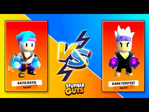 STUMBLE GUYS 0.49 KAYO RAYO vs DARK FIREFIST | Battle In Stumble Guys