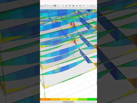 Show Colored Contours for Frame Force or Moment Diagrams in ETABS #csi #etabs #contour