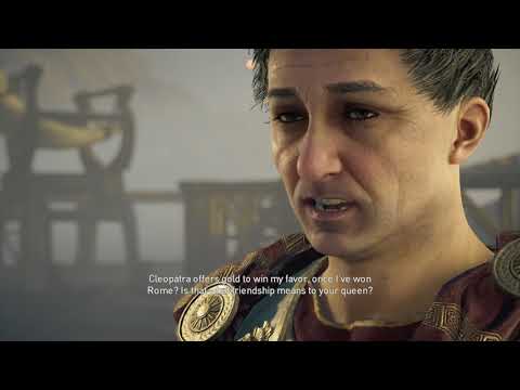 Assassin's Creed: Origins - Pompeius Magnus: Anya & Phoxidus Meet Gnaeus Pompeius Magnus Cutscene