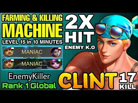 KILL 17 DAN FARMING SUPER CEPAT BEGINI CARA MAIN TOP 1GLOBAL CLINT