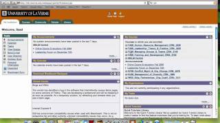 University of La Verne Blackboard login
