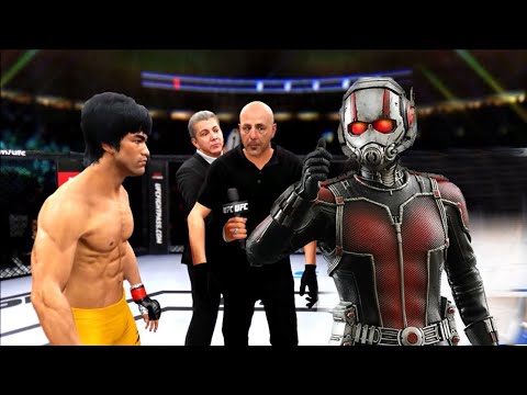 Bruce Lee vs Ant Man marvel ( EA Sports UFC 4 ) wwe mma