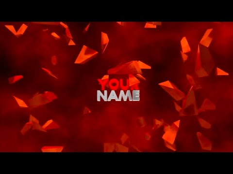 FREE 3D Text Explosion Intro Template #27