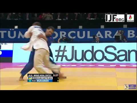Judo 2016 Grand Prix Samsun: Khachatrian (UKR) - Mukanov (KAZ) [-66kg] bronze