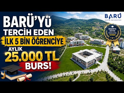 Bartın’ı Tercih Eden Başarılı Öğrencilere Her Ay 25 Bin TL