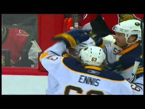 Derek Roy Sweet Goal vs Ottawa (October,8,2010)