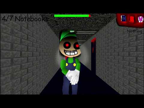 Luigi's Basics 7: The Final Chapter Crossover DLC - (Baldi's Basics V1.4 Mod)