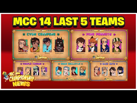 MCC - News - Minecraft Championships 14 News & Last 5 Teams | WILL SKEPPY AND BAD MAKE IT TO MCC? | MCC News