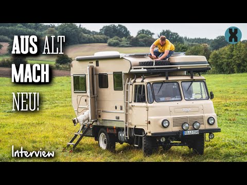 Upcycling-Robur – 1974 noch DDR-Militärfahrzeug, heute 4x4-Reisemobil
