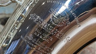 Video thumbnail for INCREDIBLE Selmer SBA Tenor Super Balanced Action Original Silver Plate 47xxx! www.newyorksax.com by JL Woodwinds