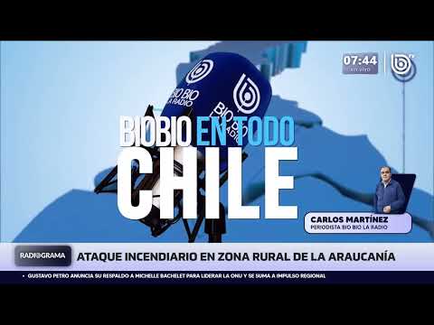 Nuevo ataque incendiario en La Araucanía: al menos tres maquinarias forestales destruidas