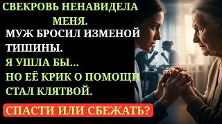«Ты — моё спасение». Что заставило свёкровь, ненавидевшую меня, молить о помощи?