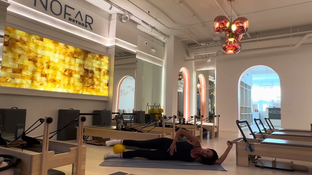 Nofar Method Side-Lying Series with Sensory Pilates Ball - YouTube