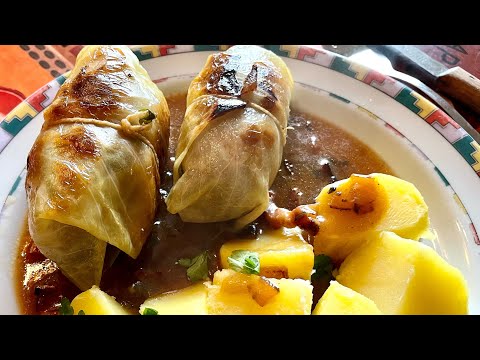 KOHLROULADEN mit Kartoffeln! Oma’s Rezept!